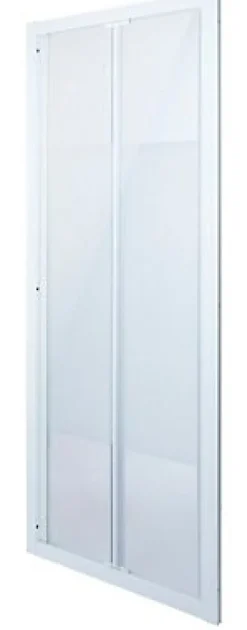 Porte de douche pliante Cooke & Lewis Onega sérigraphié 80 cm