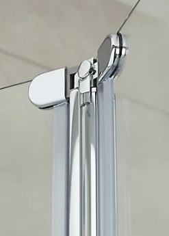 Porte de douche pliante Cooke & Lewis Onega transparent 80 cm