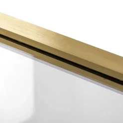 Porte De Douche Rea Rapid Slide 110 Brush Gold