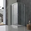 Porte De Douche Rectangulaire 70X90 Cm Avec Verre Clair Et Profilés En Aluminium - Giada