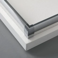 Porte De Douche Rectangulaire 70X90 Cm Avec Verre Clair Et Profilés En Aluminium - Giada