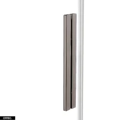 Porte de Douche Simple - 120 x 200 - GUNMETAL - SMART