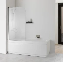 Porte simple pour baignoire verre clair 6mm - giada