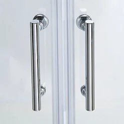 Portes de douche angle circulaire Cooke & Lewis Onega transparent 80 x 80 cm
