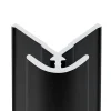Profilé d'angle extérieur pour panneaux muraux Schulte DécoDesign noir