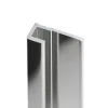 Profilé de fintion pour panneaux muraux Schulte DécoDesign, aspect chromé