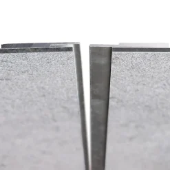 Profilé de jonction invisible H.255 x 3,3 cm, aluminium, argent, Schulte Deco Design vendu par 2