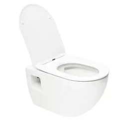 Project WC suspendu sans bride avec abatant softclose, blanc (SATWCPRO010RREXP)