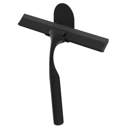 Raclette de douche + support noir Cavally GoodHome