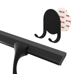 Raclette de douche + support noir Cavally GoodHome