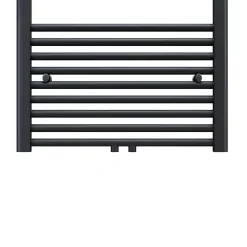 Radiateur à eau chaude SIRHONA Salle de bain Sèche-serviettes 1800x400x30mm - Vertical -Gris