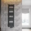 Radiateur à eau chaude SIRHONA Salle de bain Sèche-serviettes 1600x400x30mm - Vertical - Gris