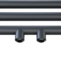 Radiateur à eau chaude SIRHONA Salle de bain Sèche-serviettes 1600x400x30mm - Vertical - Gris
