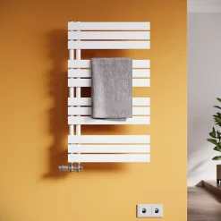 Radiateur à eau chaude SIRHONA Salle de bain Sèche-serviettes 1000x500x62mm - Vertical -Blanc