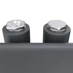 Radiateur à eau chaude SIRHONA Salle de bain Sèche-serviettes 1000x400x62mm - Vertical -Gris