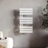 Radiateur à eau chaude SIRHONA Salle de bain Sèche-serviettes 760x400x62mm - Vertical -Blanc