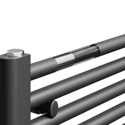 Radiateur à eau chaude SIRHONA Salle de bain Sèche-serviettes 1800x500x30mm - Vertical -Gris