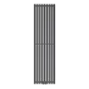 Radiateur à Panneaux Design Stella, 1800 x 480 mm, Anthracite, avec Connexion Central, Plat, Vertical, Monocouche