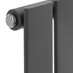 Radiateur à Panneaux Design Stella, 1800 x 480 mm, Anthracite, avec Connexion Central, Plat, Vertical, Monocouche