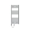 Radiateur de Salle de Bain Electrique, Chrome, Elément Chauffant 900W