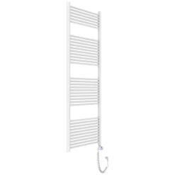 Radiateur De Salle De Bain Avec Thermostat Réglable 60X180 Blanc