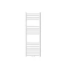 Radiateur de Salle de Bain Design Sahara, 400 x 1200 mm, Blanc, Forme Courbé