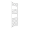 Radiateur De Salle De Bain 55X150 En Acier Blanc Avec 30 Tubes Horizontaux