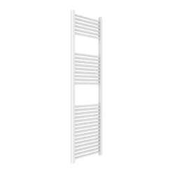 Radiateur De Salle De Bain Porte-Serviettes En Acier Blanc 45X150 Avec 30 Tubes Horizontaux