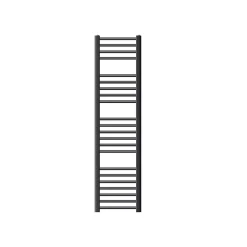 Radiateur Design Sahara - 300 x 1400 mm - Anthracite - Connexion Latéral - Forme Droit - avec Kit de Montage Mural