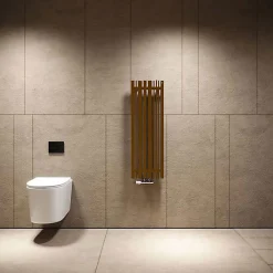 Radiateur électrique cuivre - (HxL) 1600x440mm - 1000 Watt - 1000 Watt - SHE1600-440VE8BCO