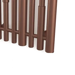Radiateur mixte cuivre de 1900mm de haut et 390mm de large - 768 Watt - CAN1900/390Z8PER