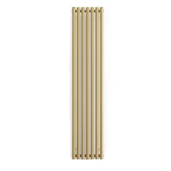 Radiateur mixte doré de 1200mm de haut et 260mm de large - 404 Watt - ROL1200/260ROV2BRA