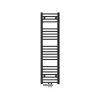 Radiateur Salle de Bain 300x1400 mm Anthracite Droite Raccord Central au Bas
