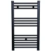 Radiateur sèche-serviettes eau chaude CODA 80 x 50 cm noir mat