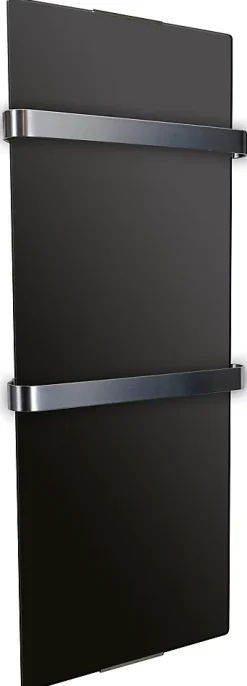 Radiateur Sèche-serviettes électrique design Noir 1200W Chemin Arte