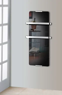 Radiateur Sèche-serviettes électrique Noir 600W Chemin Arte