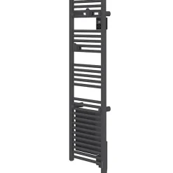 Radiateur sèche-serviettes connecté Doris avec soufflerie étroit 1300W Anthracite - ATLANTIC - 851287