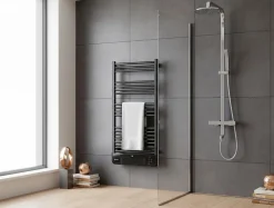 Radiateur sèche-serviettes avec chauffage intégré et contrôle WiFi