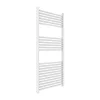 Radiateur Sèche-Serviettes Pour Salle De Bains 60X120 En Acier Blanc Avec 23 Tubes