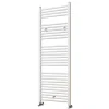 Radiateur sèche-serviettes circuit de chauffage 150 cm x 50 cm finition BLANC brillant en acier Kibath