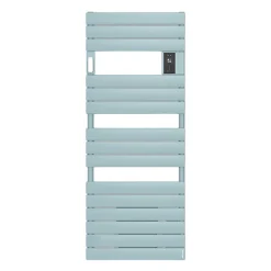 Radiateur sèche-serviettes connecté Adelis avec soufflerie 1500W Vert d'eau - ATLANTIC - 861554