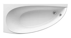 Ravak Avocado 160 x 75 cm Baignoire d'angle gain de place, orientation gauche en acrylique, sans pieds, blanc (CQ01000000)