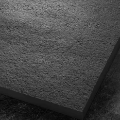 Receveur 180 x 90 cm HD en pierre naturelle gris caniveau excentré