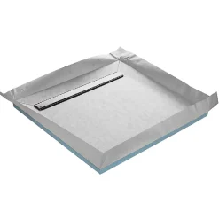 Receveur de douche à carreler caniveau 120 x 120 cm