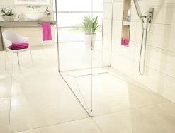 Receveur de douche à carreler 90 x 180 cm, caniveau extra-plat, Qboard Liquid
