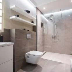 Receveur de douche à carreler caniveau 120 x 90 cm