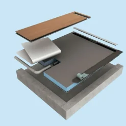 Receveur de douche à carreler 120 x 80 cm WEDI Fundo Riolito Neo