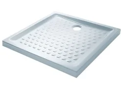 Receveur de douche à poser extra-plat 90 x 90 cm, céramique, blanc, Villeroy & Boch Collection