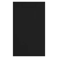Receveur de douche 90 x 160 cm noir extra plat SUEZ surface ardoisee