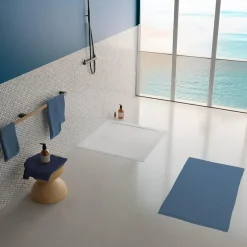 Receveur de douche 80 x 80 cm en céramique, blanc, Villeroy & Boch Slim